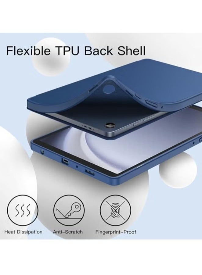 DUSALA Samsung Galaxy Tab A9 Plus 11 Inch 2023 Model with Pencil Holder Slim Tablet Cover with Soft Back Auto Wake Sleep - Image 3