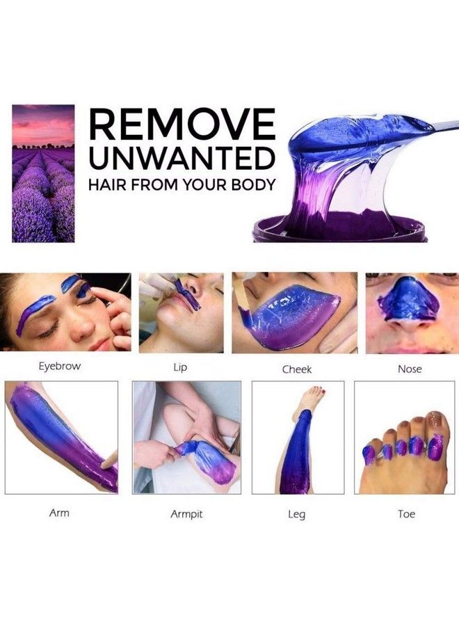 Big saving Automatic Wax Warmer Hot Wax Heater With Hair Removal Wax Beans(100Gm) And Spatula With Wax Strips For Hair Removal Waxing Kit For Women - Image 4