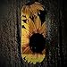 Noahwood Handmade Fingerboard Deck 97x355mm 6Layer Color Maple Pro Deep Concave Creative Design Mini Skateboard Sunflower - Image 4