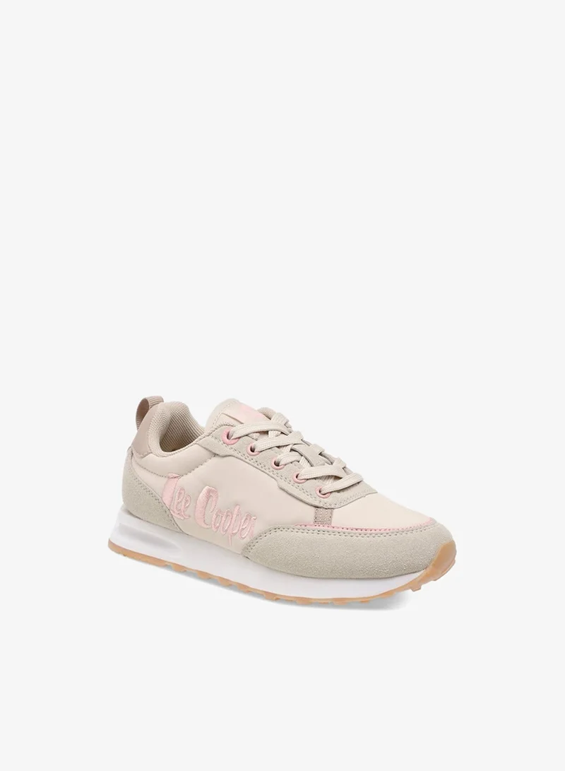 لي كوبر سنيكرز بناتي بأربطة ولسان سحب