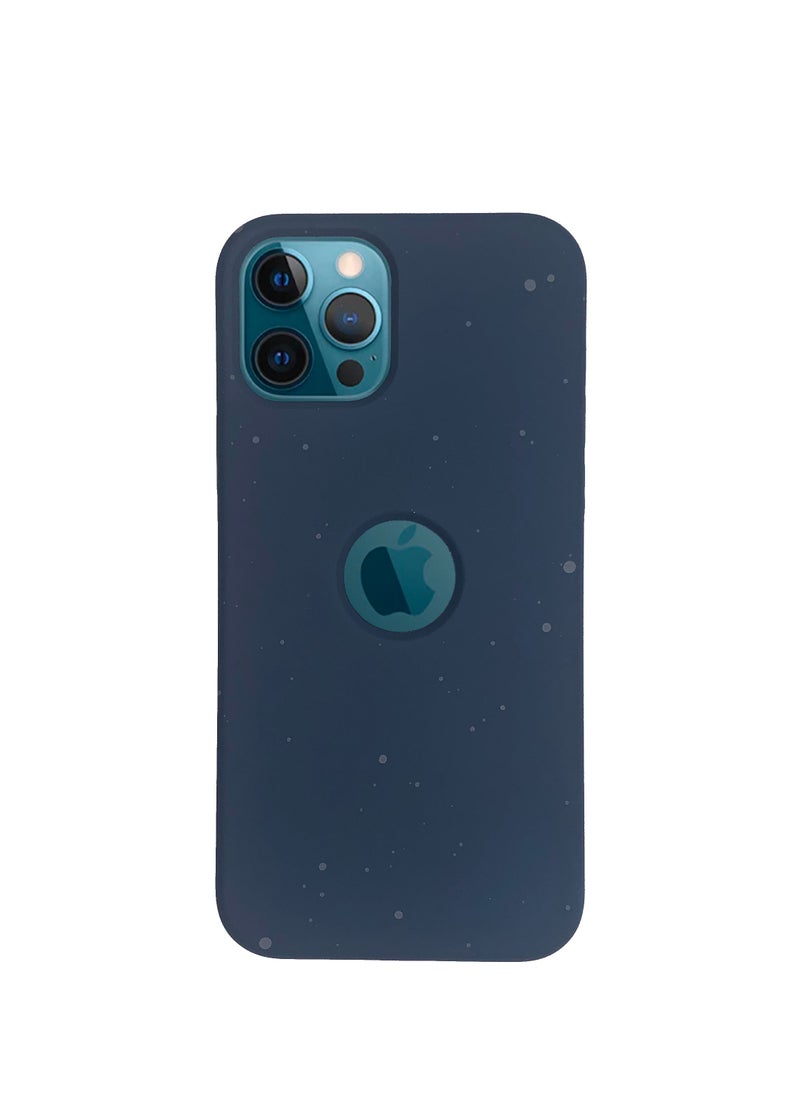 LEEKA iPhone 12 Pro New Dotted Design Glow Feel PKK Silicone Case for iPhone 12 Pro Blue 