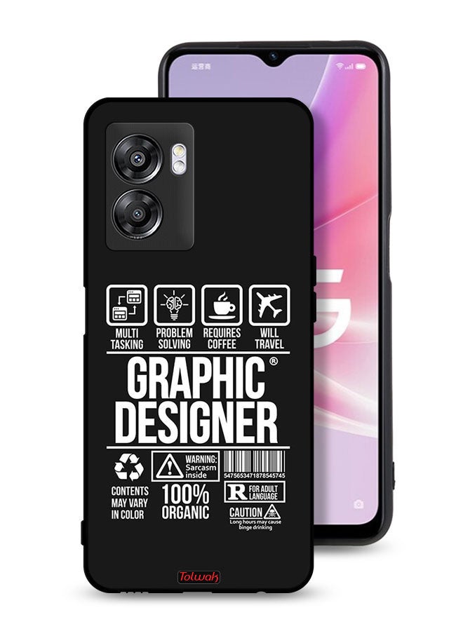 Tolwak Oppo A57 5G Protective Case Cover Graphic Designer Sticker - Image 1
