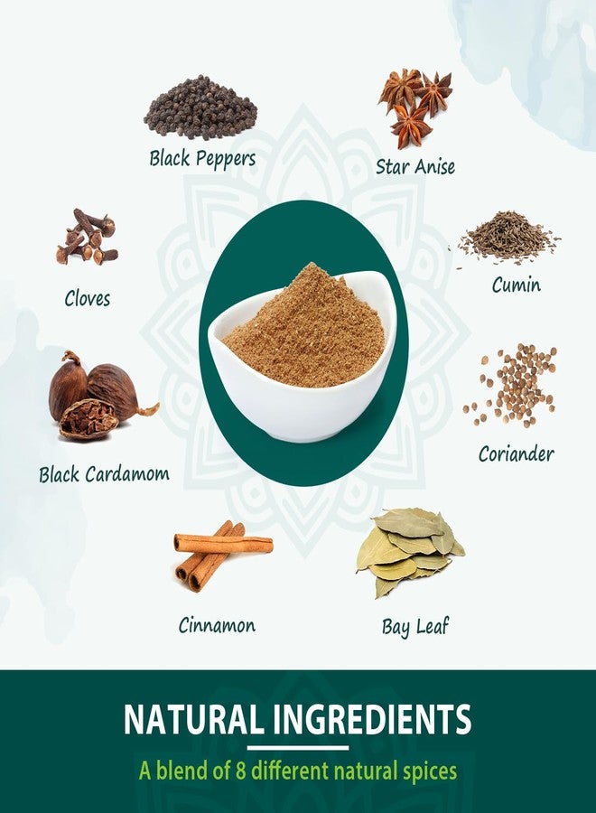 Soeos Garam Masala, 3.2 oz (90g), Garam Masala Spice Powder, All Natural, Vegan, No Colors, Kosher, Indian 8-Spice Blend, Masala Seasoning - Image 3