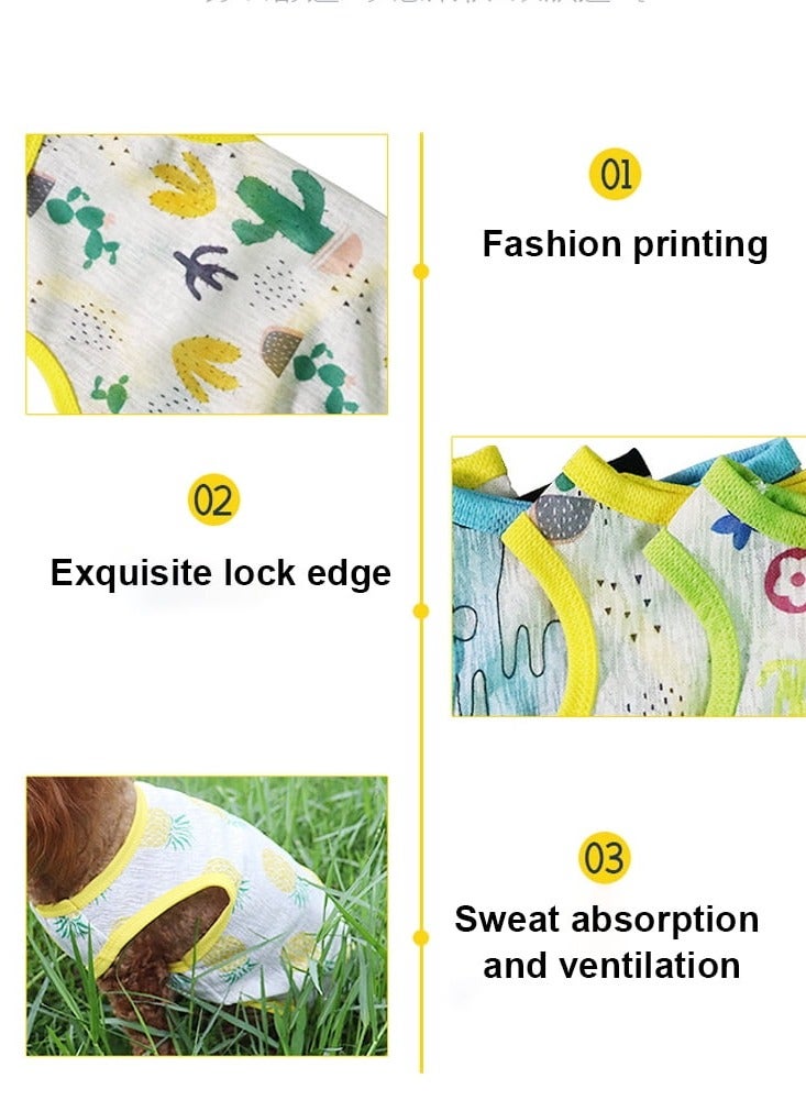 A.M Revolutionize Your Pet's Fashion Sense With This Chic Pet Vest Cat Or Dog Clothes For Medium-Sized Dogs Summer - Image 2