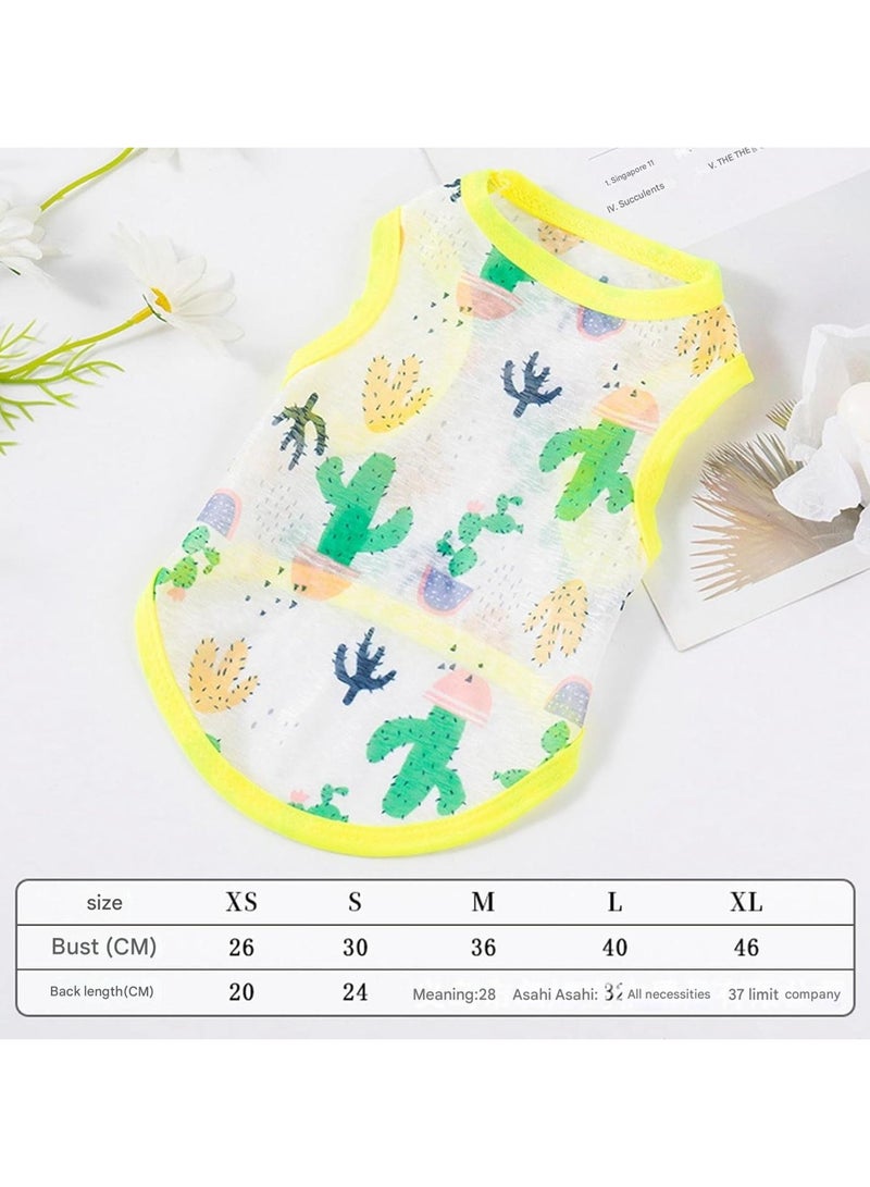 A.M Revolutionize Your Pet's Fashion Sense With This Chic Pet Vest Cat Or Dog Clothes For Medium-Sized Dogs Summer - Image 3