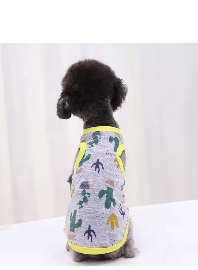 A.M Revolutionize Your Pet's Fashion Sense With This Chic Pet Vest Cat Or Dog Clothes For Medium-Sized Dogs Summer - Image 4