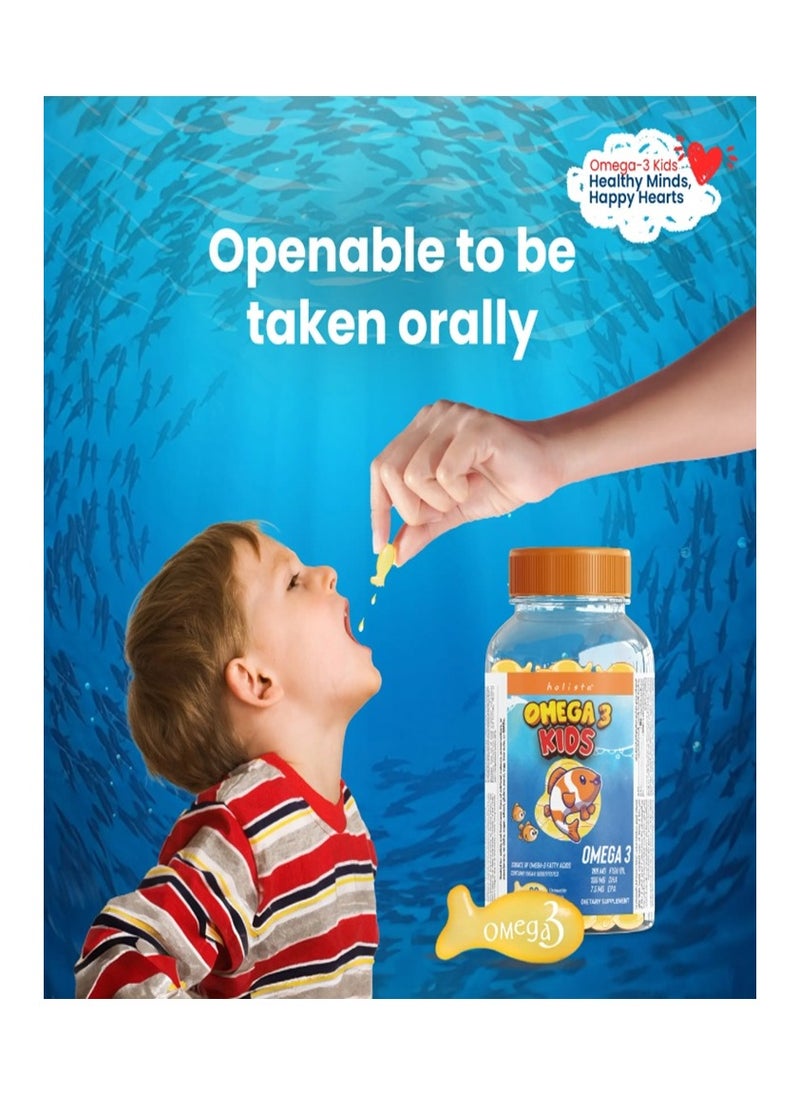 Holista Kids Omega 3 - 188mg Fish Oil - 90 Chewable Softgels - pzsku/Z39624449A07F51C70B44Z/45/_/1737046179/0a72b5da-ec24-46ac-b196-9fc914210255