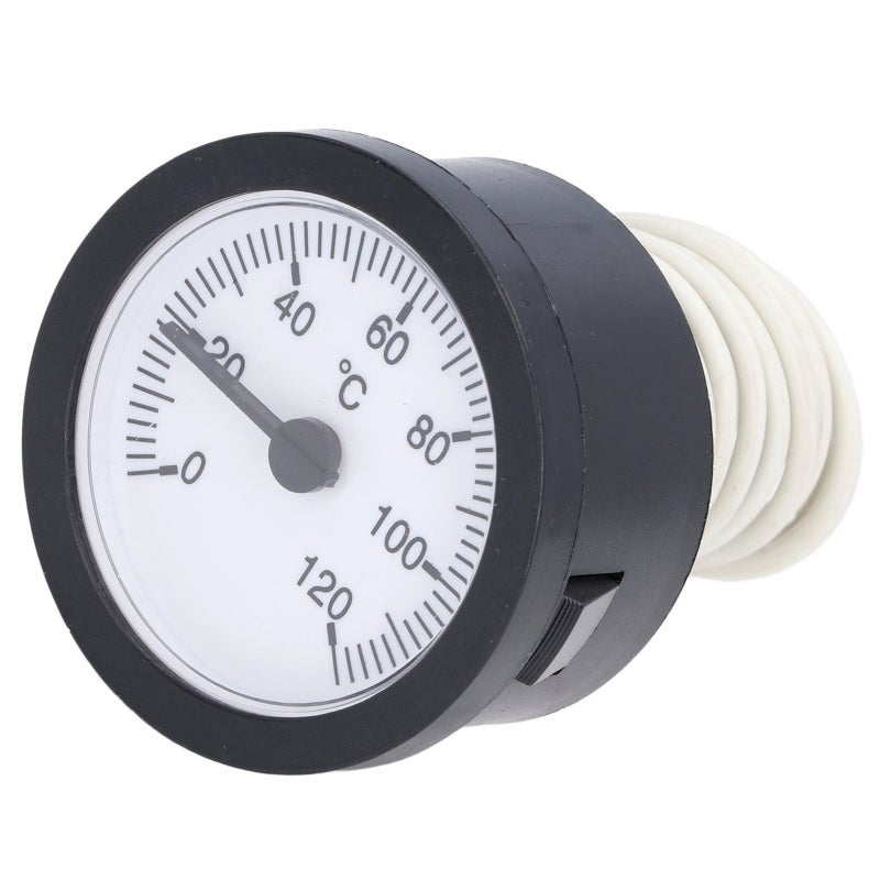Dial Thermometer: 52mm Dial, 0‑120°C Range, Copper Sensor - Clear Scale Liquid Thermometer for Home Brewing, Aquarium, Cooking & Industrial Liquid Temperature Testing - Image 3