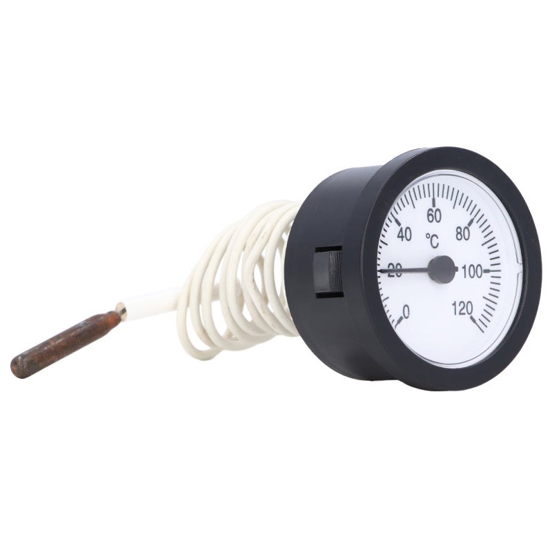 Dial Thermometer: 52mm Dial, 0‑120°C Range, Copper Sensor - Clear Scale Liquid Thermometer for Home Brewing, Aquarium, Cooking & Industrial Liquid Temperature Testing - Image 5