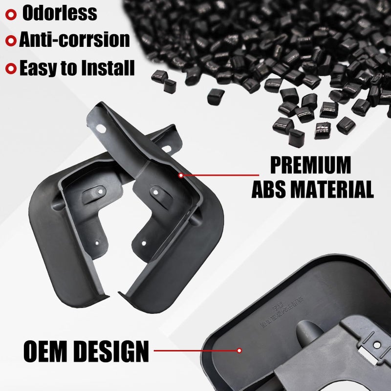 Generic KEAIDAP for Toyota Camry SE XSE Sport Mud Flap 2025 Splash Guard Fender Exterior Accessories Mud Guard 4pcs for Toyota Camry SE XSE Sport Exterior Accessories  - Image 2