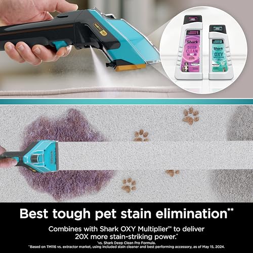Shark Deep Clean Pet Formula for All Shark Upright and Portable Carpet Cleaners, Formulated for All Carpets, Upholstery & Area Rugs, Tackles Tough Pet Messes and Odors, 48oz, EXCP48 - Image 2