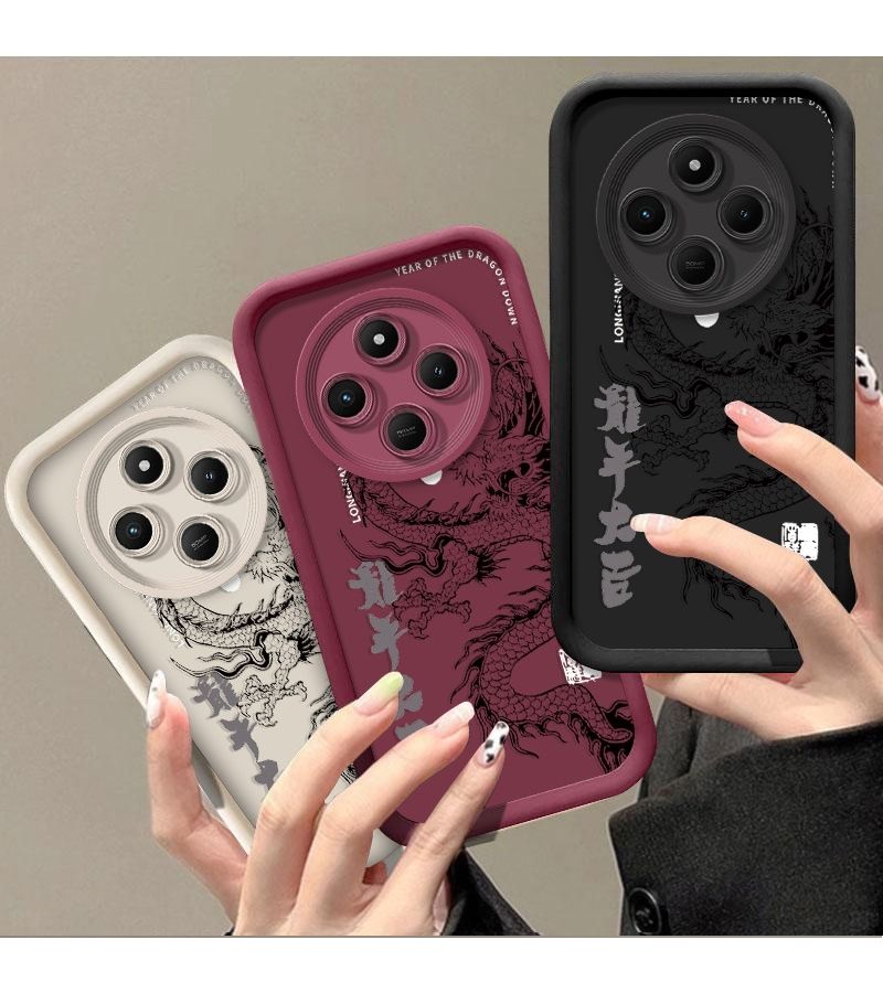 Black Shock Absorbing Anti Slip Lightweight Durable Phone Case Compatible With Poco C75 5G - Image 1