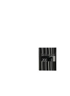 Pukka Pad 1 Pukka Pad Jotta Notebook Wirebound Plastic Punched 200pp 80gsm A4 Black Stripes Ref JP018-5  - Image 2