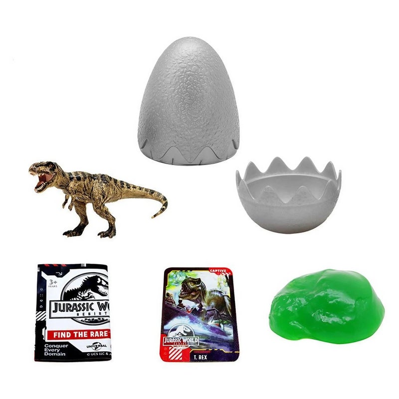 Jurassic World Rebirth Captivz Build N Battle Dinos Surprise Slime Egg (40g, Assorted) - Image 3