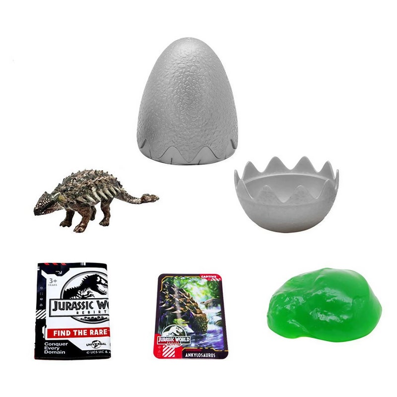 Jurassic World Rebirth Captivz Build N Battle Dinos Surprise Slime Egg (40g, Assorted) - Image 4