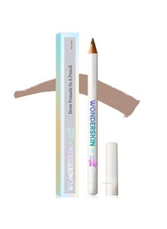 Wonderskin WONDERSKIN Eyebrow Pencil, Long Lasting Brow Pencil, Eyebrow Pomade for Natural Looking Brows, Revolutionary Eyebrow Pencil (Blonde)  - Image 1