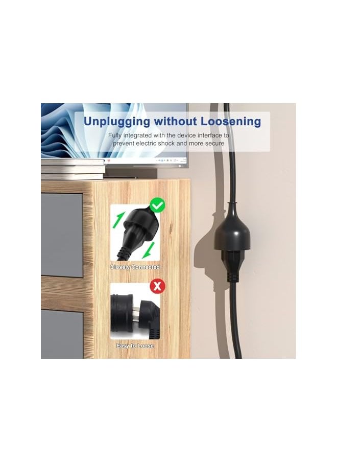PROMASS promass Extension Cord, Extension Cable with 10 Meter Heavy Duty Long Wire Cord, Single Outlet Socket 2500W 10A Expandable Electric Extension, UK Plug Power Extension  - Image 4