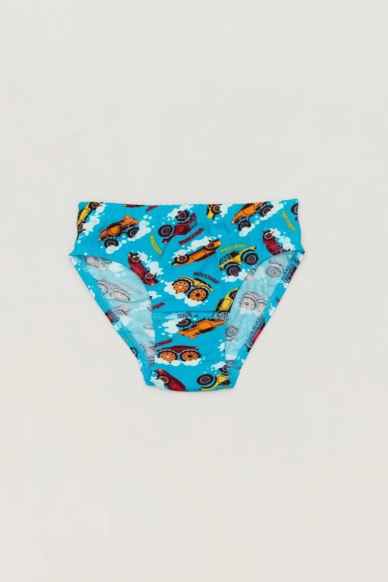 فولامودا Printed 3-Piece Boys' Slip Panties