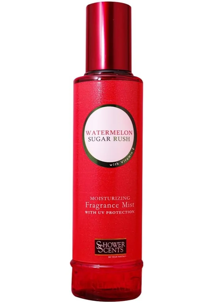 Shower Scents Shower Scents Watermelon Sugar Rush Moisturizing Fine Fragrance Body Mist With Hyaluronic Acid, Pro - Vitamin B5 and UV Protection 250ml