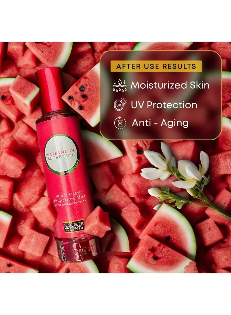 Shower Scents Shower Scents Watermelon Sugar Rush moisturizing fine fragrance body mist  250ml
