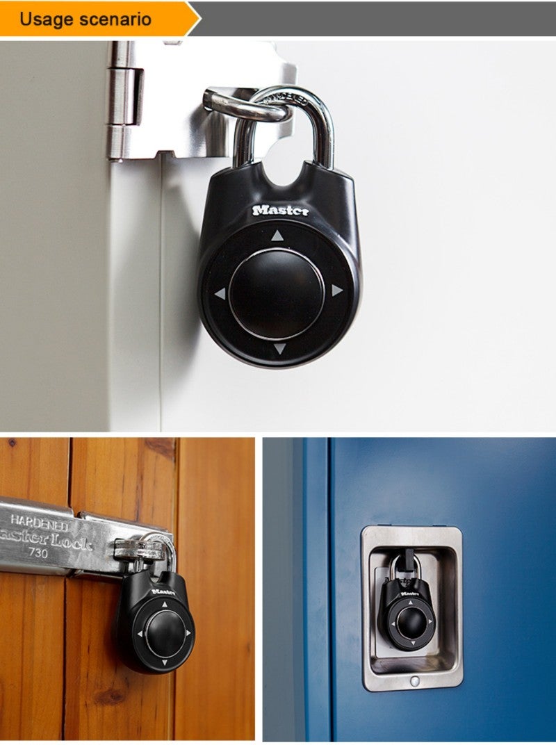 قفل تركيبي اتجاهي SmartGuard لقفل الأمان في السفر والجيم - أزرق - Image 4