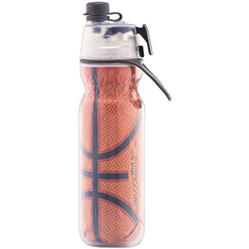 Mist 'N Sip Misting Water Bottle 2-in-1 Mist And Sip Function With No Leak Pull Top Spout Reusable Sports Water Bottle - 20 oz - Image 2