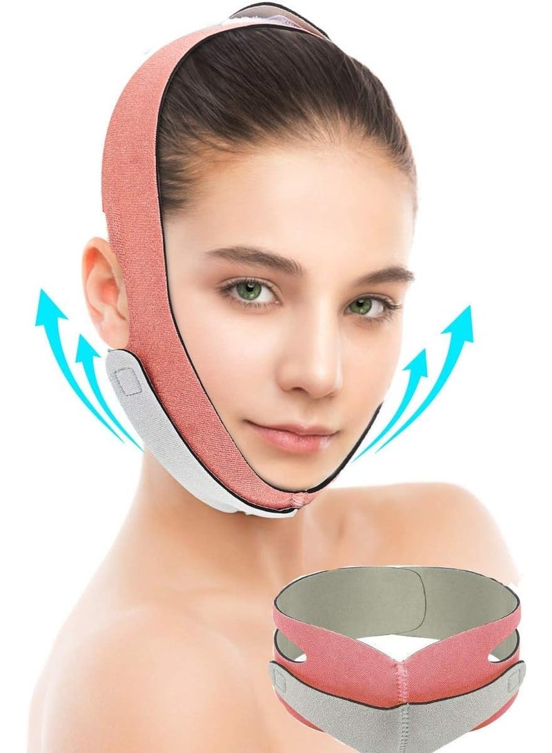 Face Slimming Strap – Reusable V-Line Lifting Mask, Breathable Face Shaper Band, Double Chin Reducer, Anti-Aging & Wrinkle Correction - Image 1