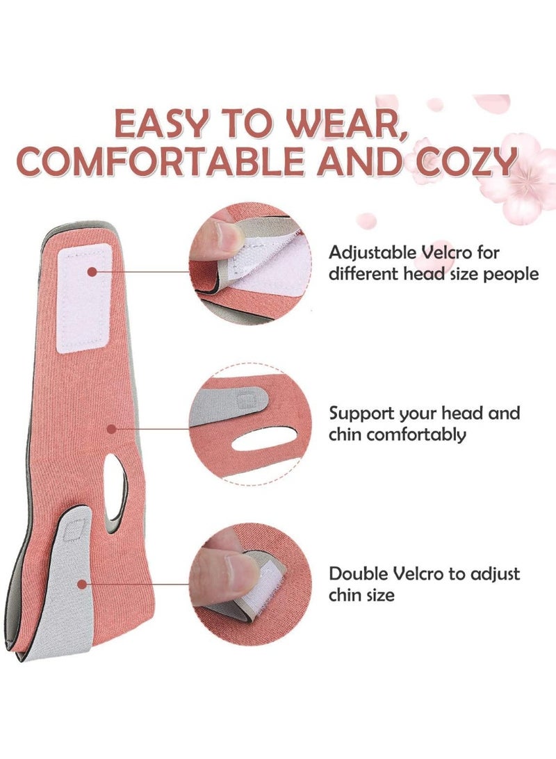 Face Slimming Strap – Reusable V-Line Lifting Mask, Breathable Face Shaper Band, Double Chin Reducer, Anti-Aging & Wrinkle Correction - Image 3