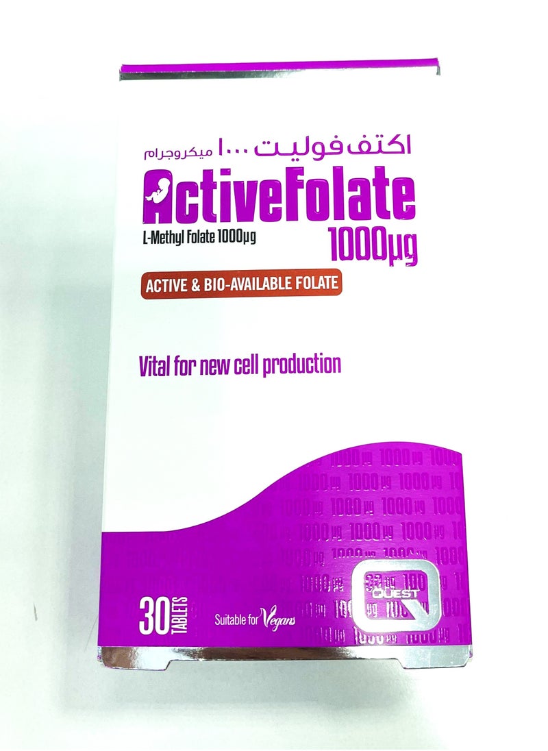 Quest ACTIVEFOLATE 1000UG 30TABLET 