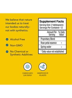 North American Herb & Spice North American Herb & Spice Essence of Rose Petals - 12 fl. oz. - Aromatic, Soothing & Oxygen-Rich, Premium Damascene Rose - Ideal for Skin - Non-GMO - 12 Servings  - Image 4
