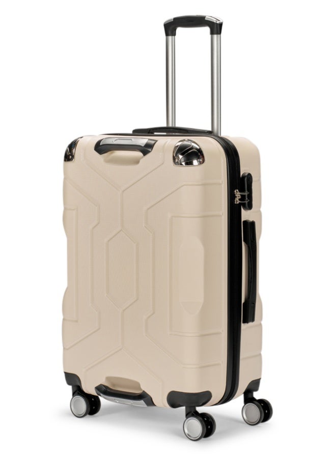 ليمرا طقم شنط سفر مكون من اربع حقائب أمتعة بمقاس 32"/28"/24"/20" انش لون بيج - Image 4