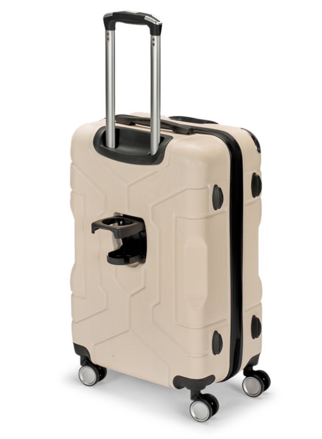 ليمرا طقم شنط سفر مكون من اربع حقائب أمتعة بمقاس 32"/28"/24"/20" انش لون بيج - Image 5