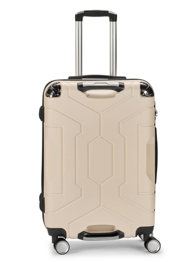 ليمرا طقم شنط سفر مكون من اربع حقائب أمتعة بمقاس 32"/28"/24"/20" انش لون بيج - Image 2