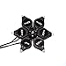 GloFX Exclusive Trans Morph 6Led Orbit  Lights Spinning Lightshow Orbital Toy Rave Light - Image 4