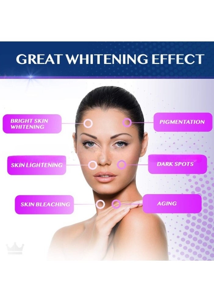 AS SEEN ON TV - Skin Lightning Capsules, Hydrating Moisturizing Glutathione Capsules, Safe And Effective Dark Spots Treatment Skin Whitening Supplement For All Skin Types And Ages - Image 1
