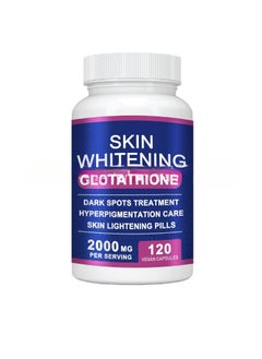 Skin Lightning Capsules, Hydrating Moisturizing Glutathione Capsules, Safe And Effective Dark Spots Treatment Skin Whitening Supplement For All Skin Types And Ages