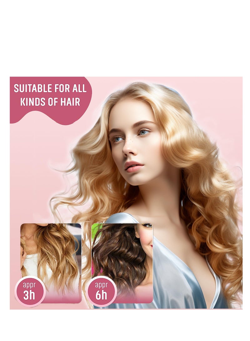 Heatless Hair Curler, Satin Sleep-Friendly Curler Set, Curls for Long Hair, No Heat Curling Headband Overnight Styling, Bun Styling Kit 2PCS - Image 2