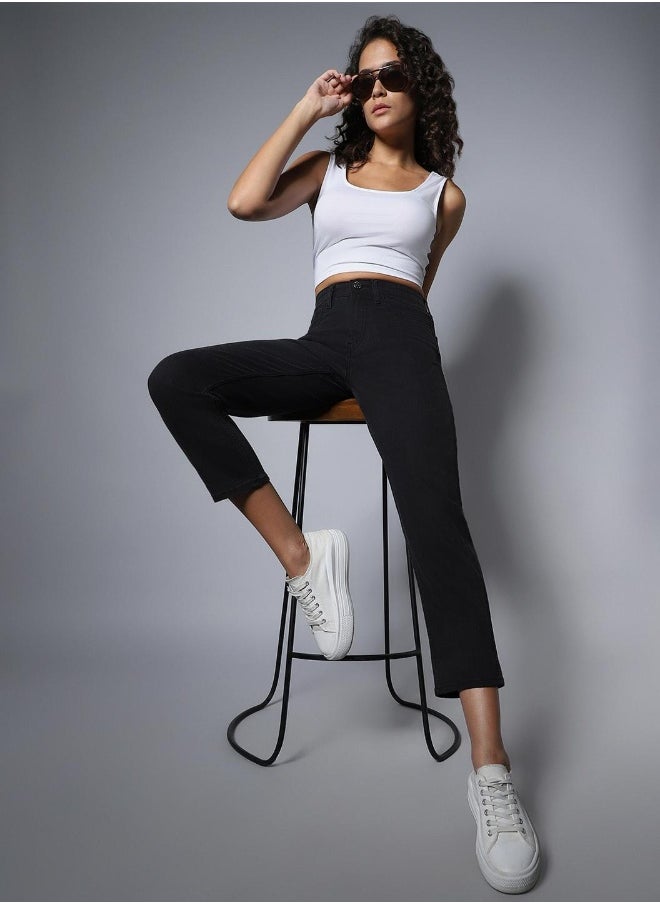 HIGH STAR Women Black Jeans  - Image 1