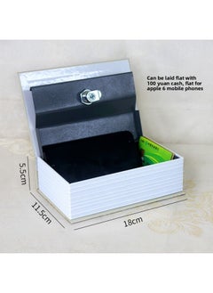 Generic Book Password Insurance Box Savings Box Safe Deposit Box Creative Change Book Storage Box A Generation Of Hair-Color:Love Key Style-Size:18*11.5*5.5cm  - Image 5