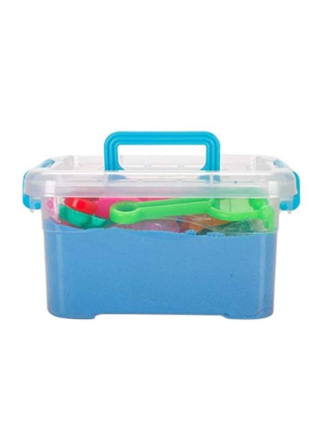 J&J Magical Play Sand Toy Blue Color 100% Gluten-Free Stress And Anxiety Reliever-Assorted 1kg - Image 1