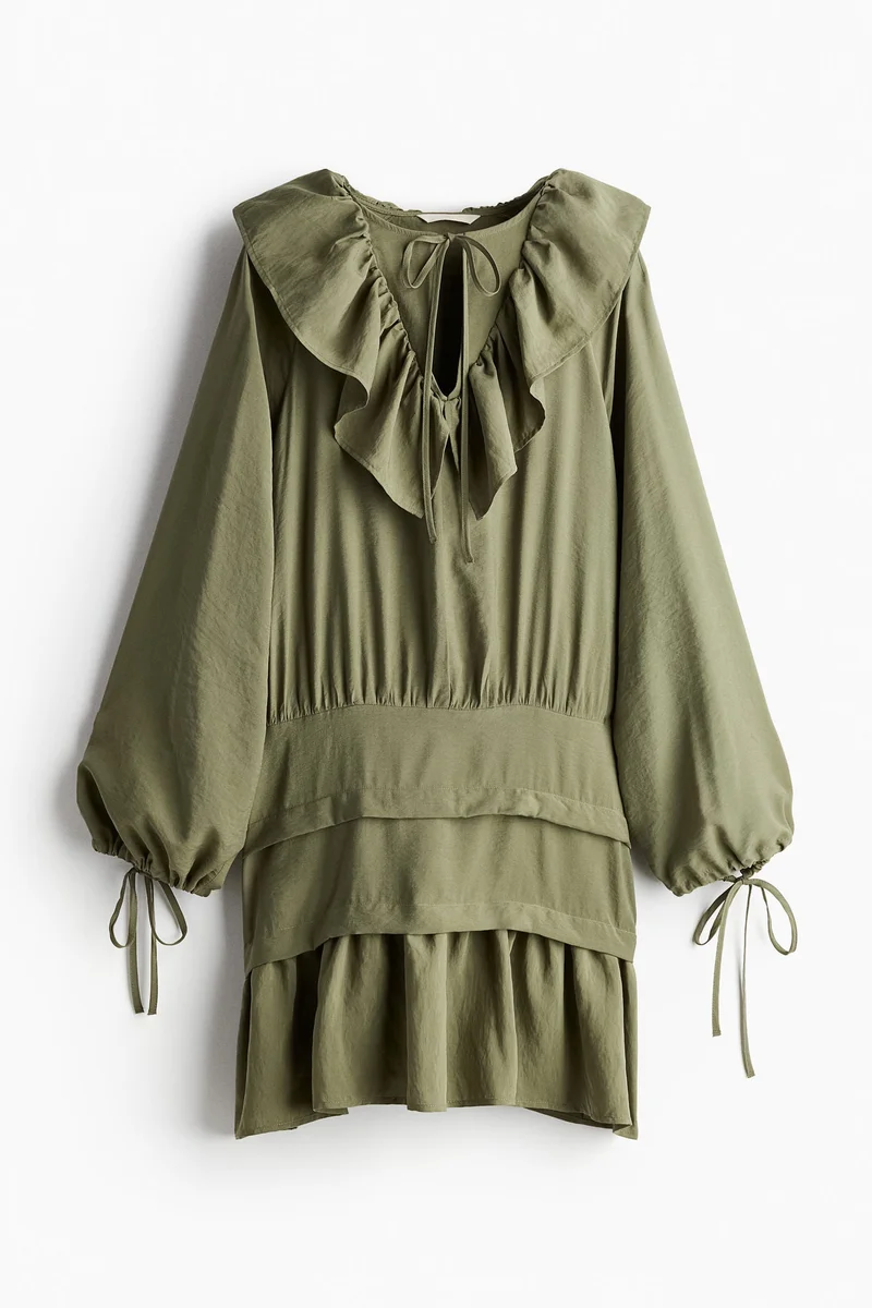 H&M Frill-collar dress