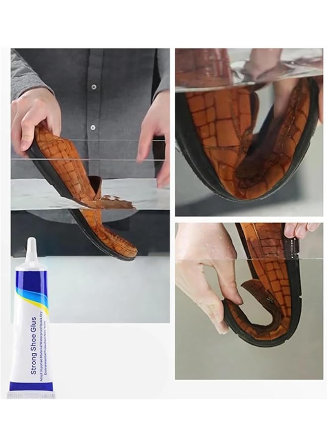 erorex Shoe Repair Adhesive Waterproof Quick Dry Super Strong Shoe Glue Multi Purpose Strong Adhesive Glue Waterproof Clear Shoe Repair Glue For Sneakers Hiking Shoes Boots Sandal 2 Pcs - Image 3