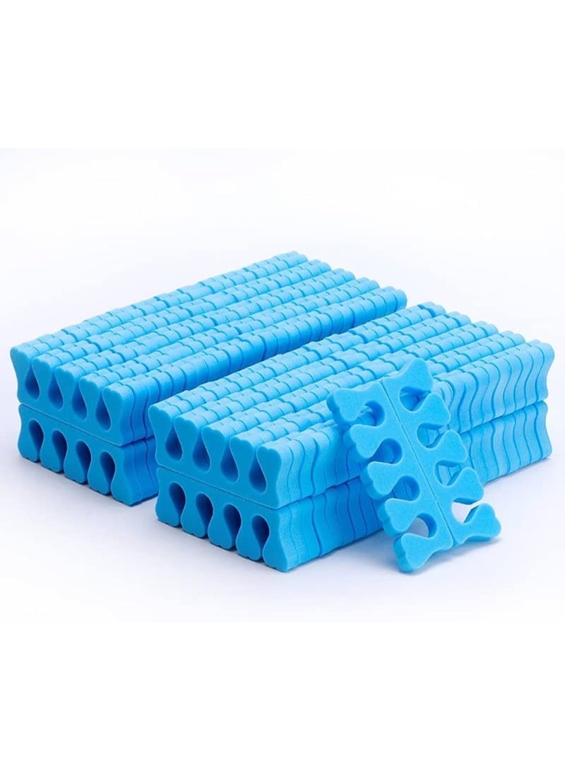 LA PERLA TECH  200pcs /100 Pairs Toe Separators Finger Foot Sponge Soft Gel UV Tools Salon Polish Manicure Pedicure Care Nail Art Tool - Image 1
