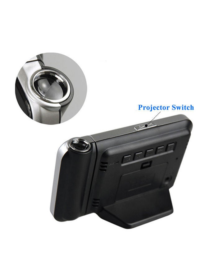 NIBEMINENT LED Digital Alarm Clock Black/Silver 16x7x12centimeter - Image 2