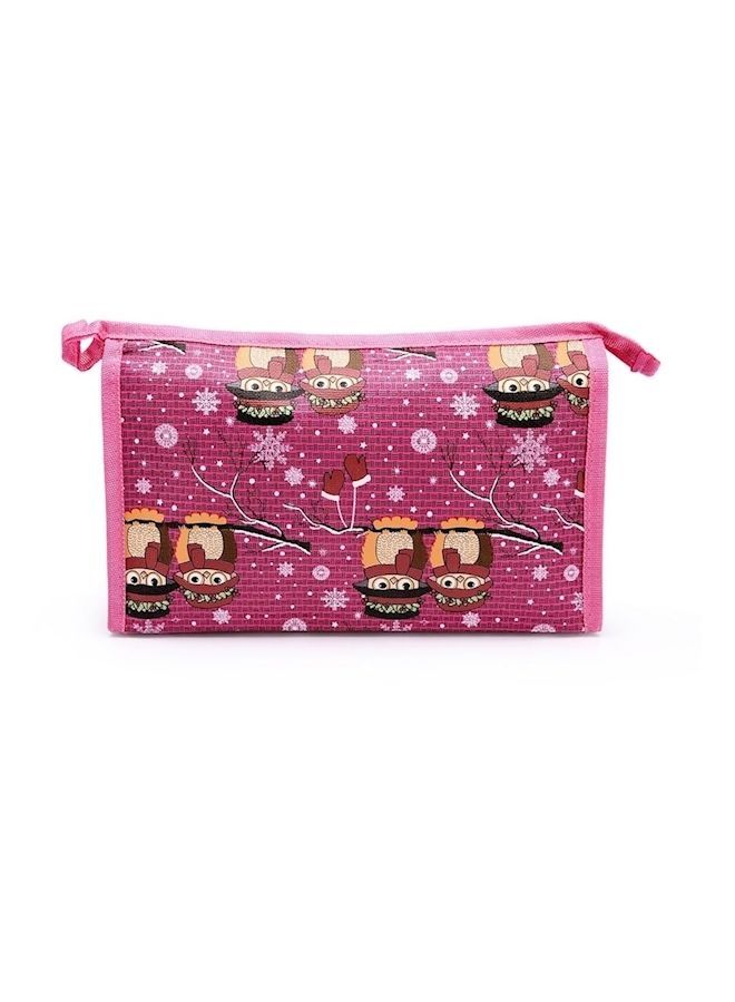 نيبمينينت حقيبة مستحضرات تجميل محمولة لأغراض السفر مزودة بسحاب متعدد الألوان