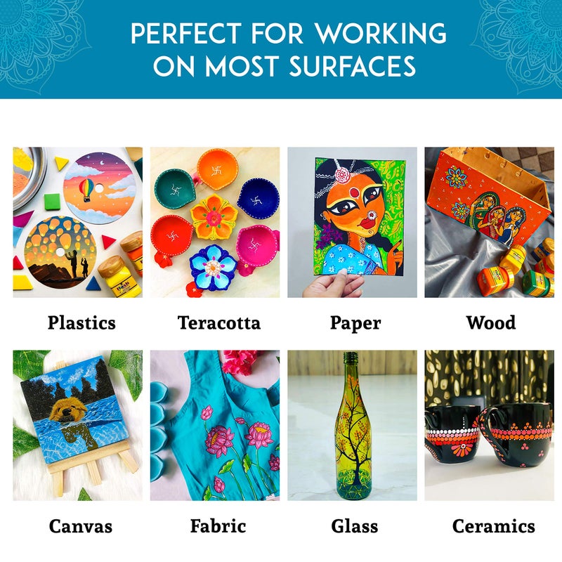 Flash لون أكريليك فلاش (برتقالي، 200 مل) - Image 3