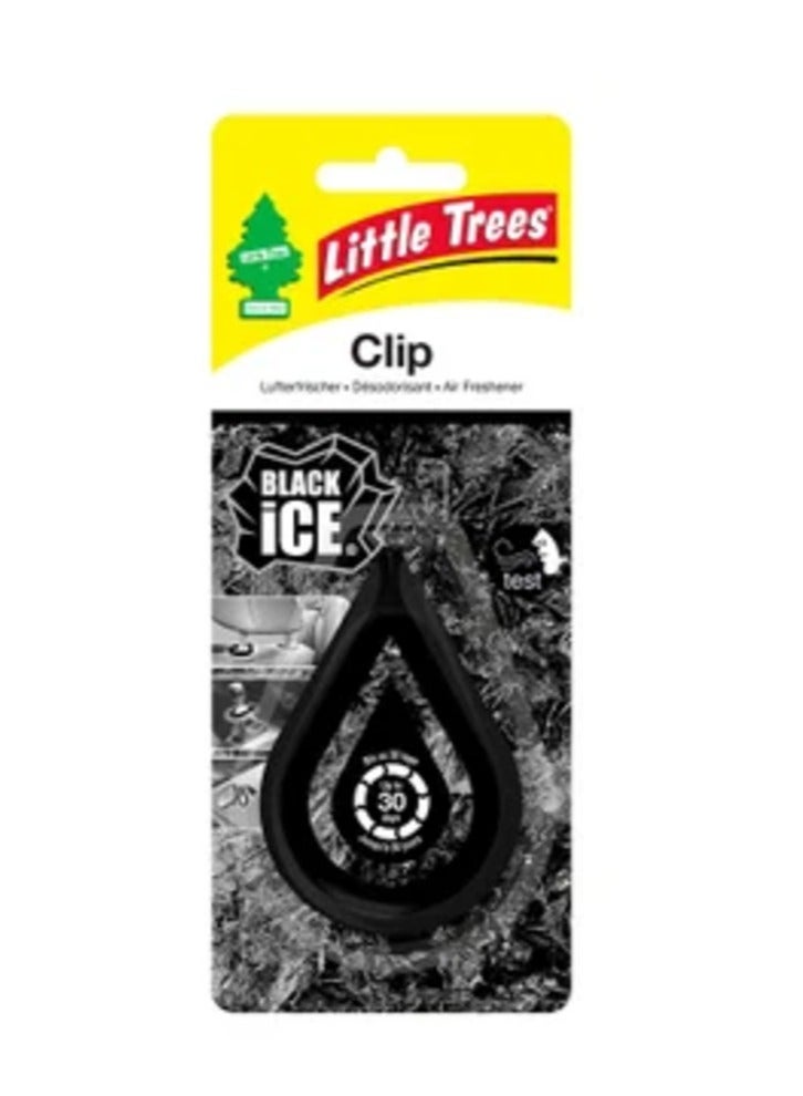 Little Trees Clip Black Ice Air Freshener