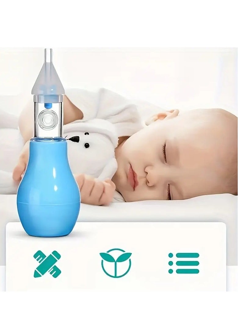 Little tots 1pc Nasal Aspirator, Silicone Nasal Aspirator, Pump Type Snot Cleaner, Home Essentials  - Image 5