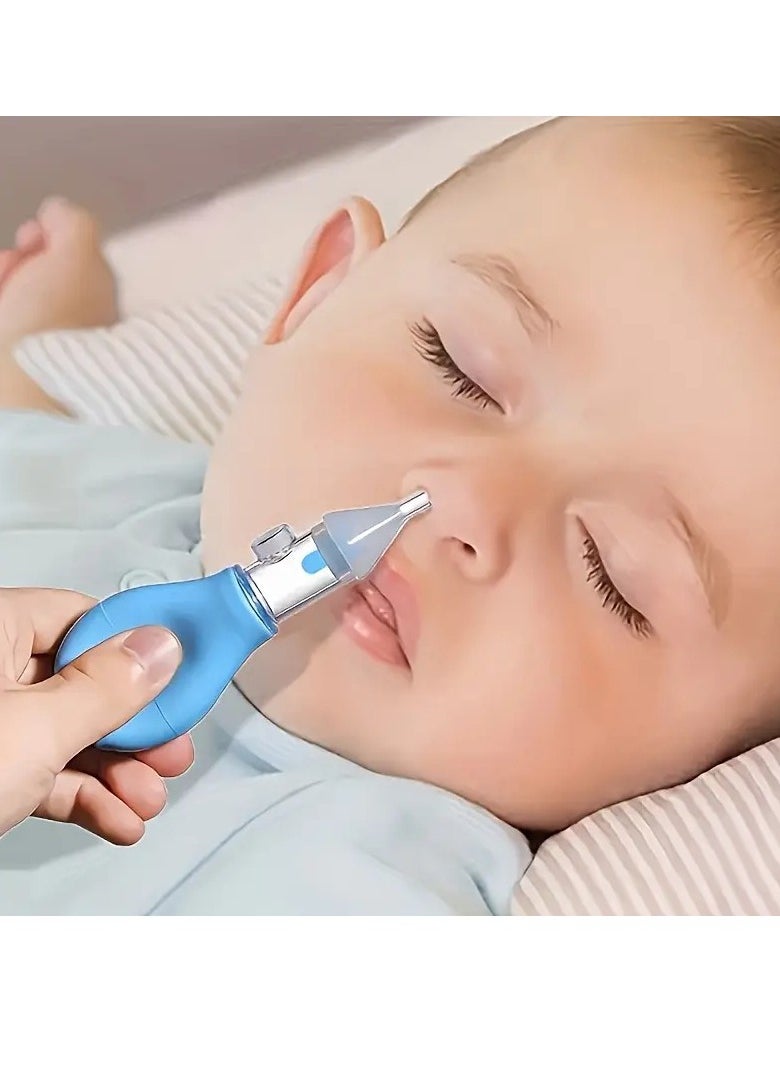 Little tots 1pc Nasal Aspirator, Silicone Nasal Aspirator, Pump Type Snot Cleaner, Home Essentials  - Image 1