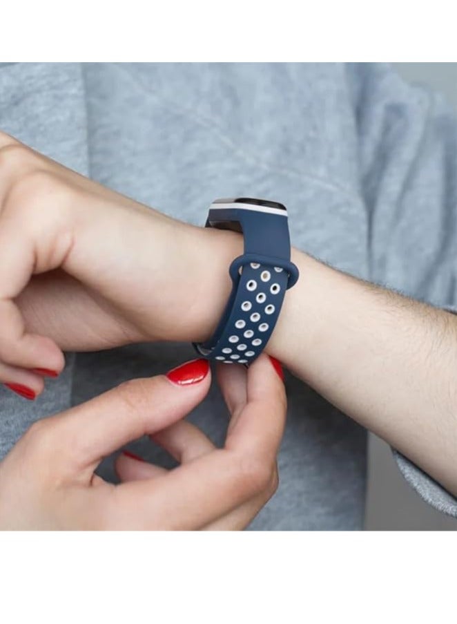 Strap Silicone Sport Band For Mi Band 7 / Mi Band 5 / Mi Band 6 Breathable Strap Replacement - Image 5